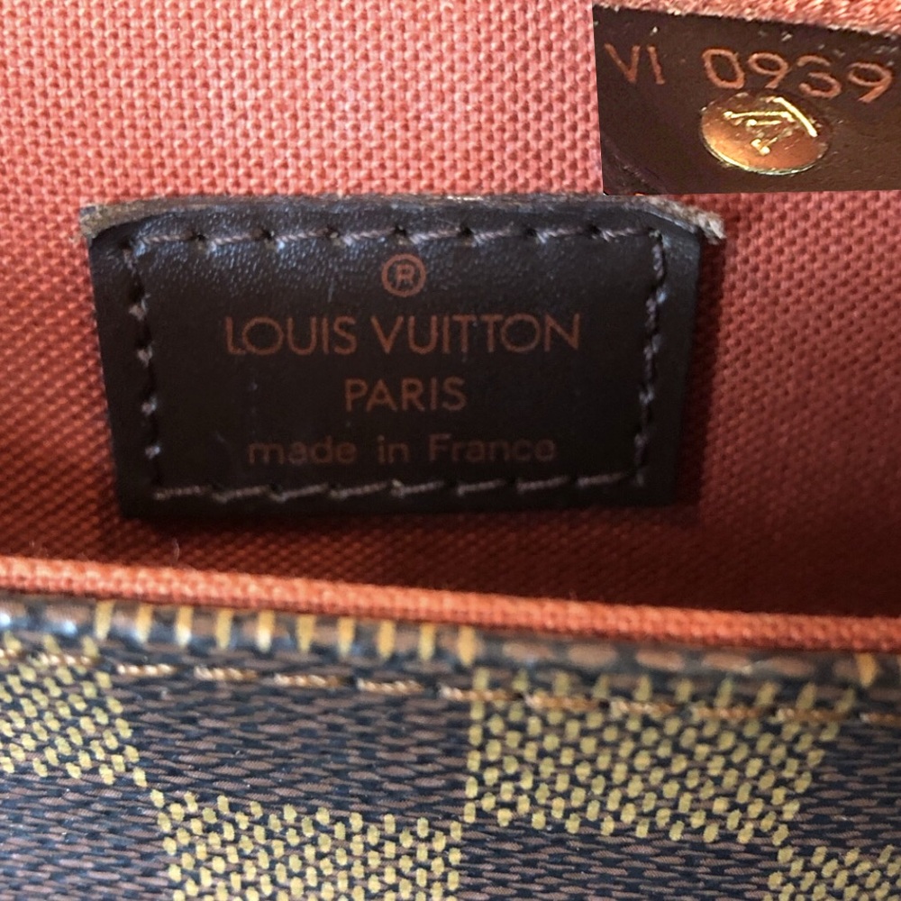 Authentic LOUIS VUITTON Portobello PM Damier Ebene Crossbody Shoulder Bag - Picture 12 of 17